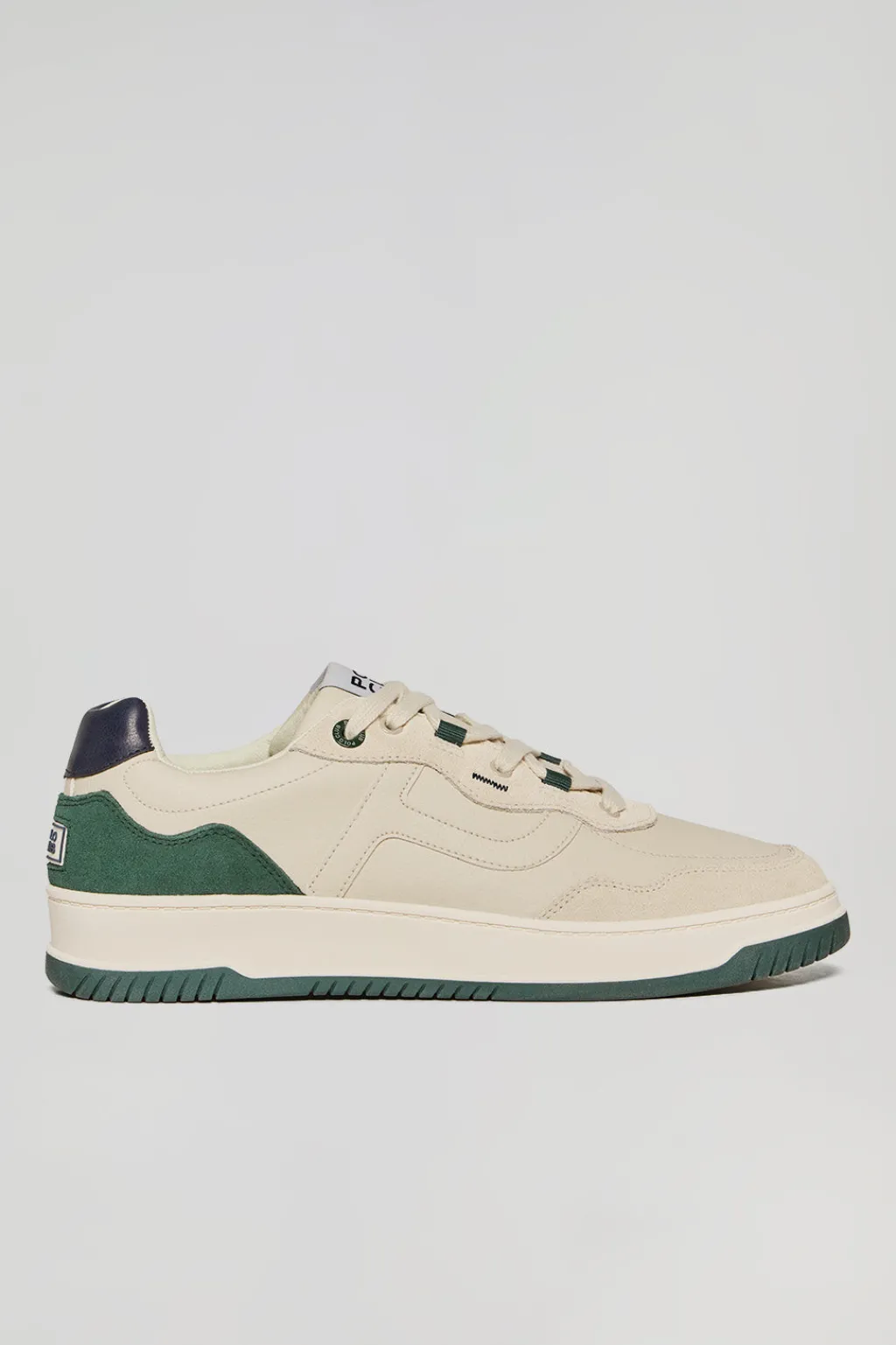 Polo Club Chaussures*Basket casual Cornell en cuir synthétique pour homme avec détails ton sur ton Vert
