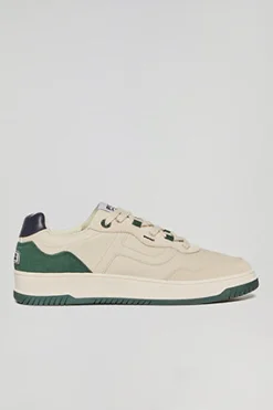Polo Club Chaussures*Basket casual Cornell en cuir synthétique pour homme avec détails ton sur ton Vert
