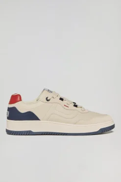 Polo Club Chaussures*Basket casual Cornell en cuir synthétique pour homme avec détails contrastant Bleu Marine
