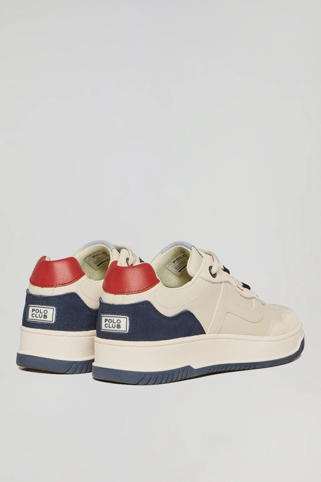 Polo Club Chaussures*Basket casual Cornell en cuir synthétique pour homme avec détails contrastant Bleu Marine