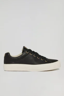 Polo Club Chaussures*Baskets en cuir synthétique Habana es pour femme avec détails Noir