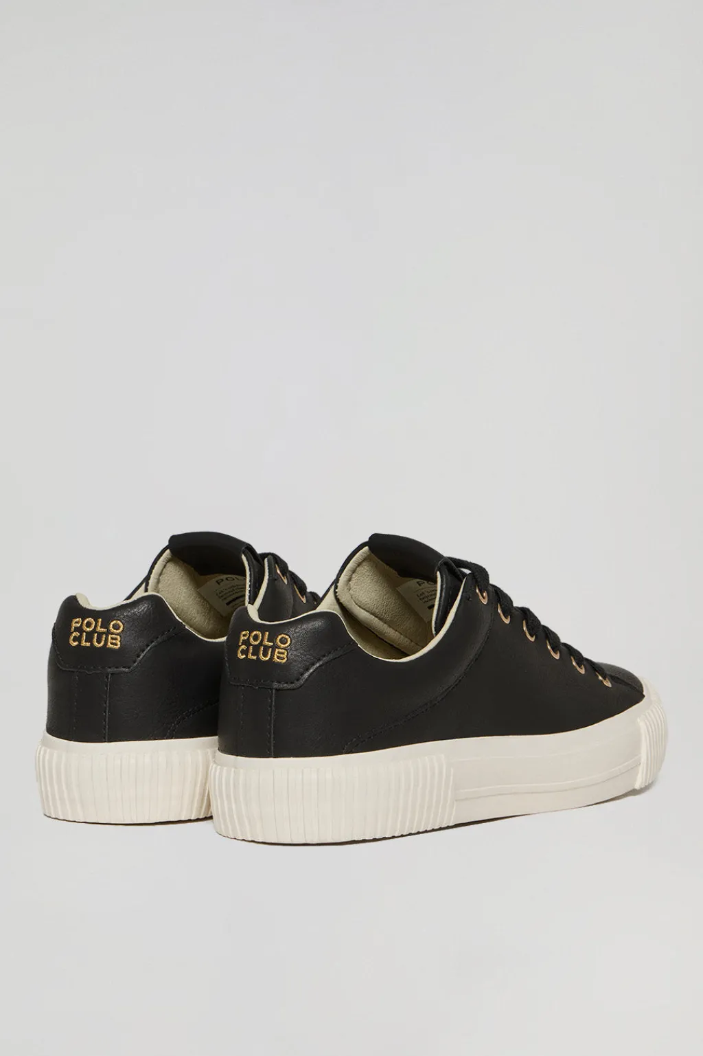 Polo Club Chaussures*Baskets en cuir synthétique Habana es pour femme avec détails Noir