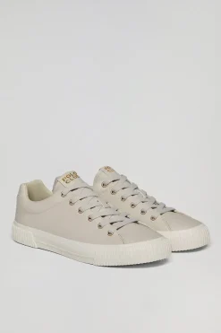 Polo Club Chaussures*Baskets en cuir synthétique Habana couleur pour femme avec détails Beige