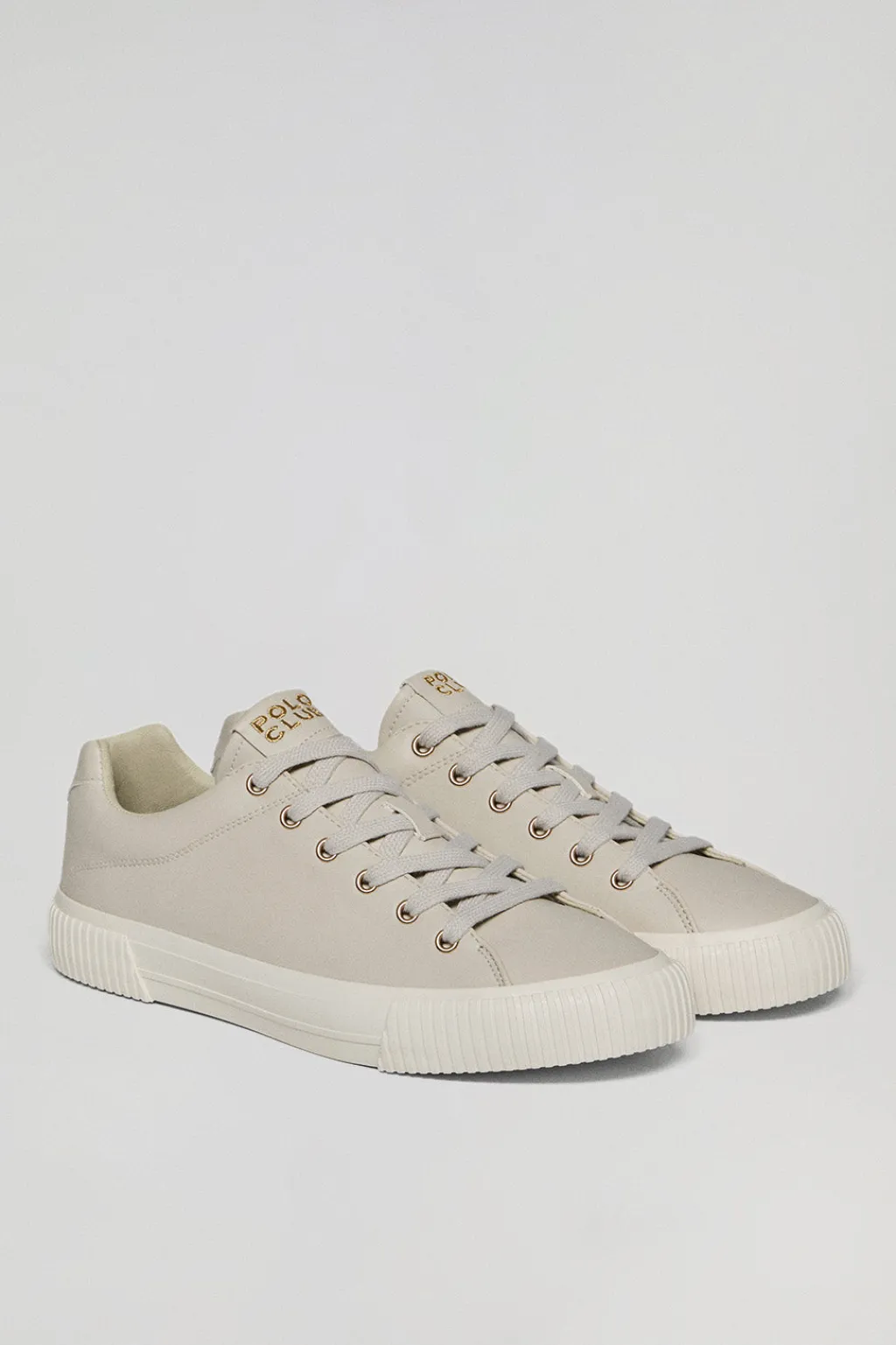 Polo Club Chaussures*Baskets en cuir synthétique Habana couleur pour femme avec détails Beige