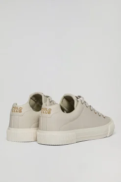 Polo Club Chaussures*Baskets en cuir synthétique Habana couleur pour femme avec détails Beige