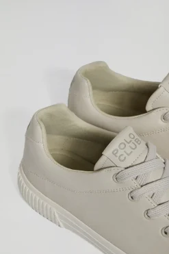 Polo Club Chaussures*Baskets en cuir synthétique Habana couleur pour homme avec détails Beige