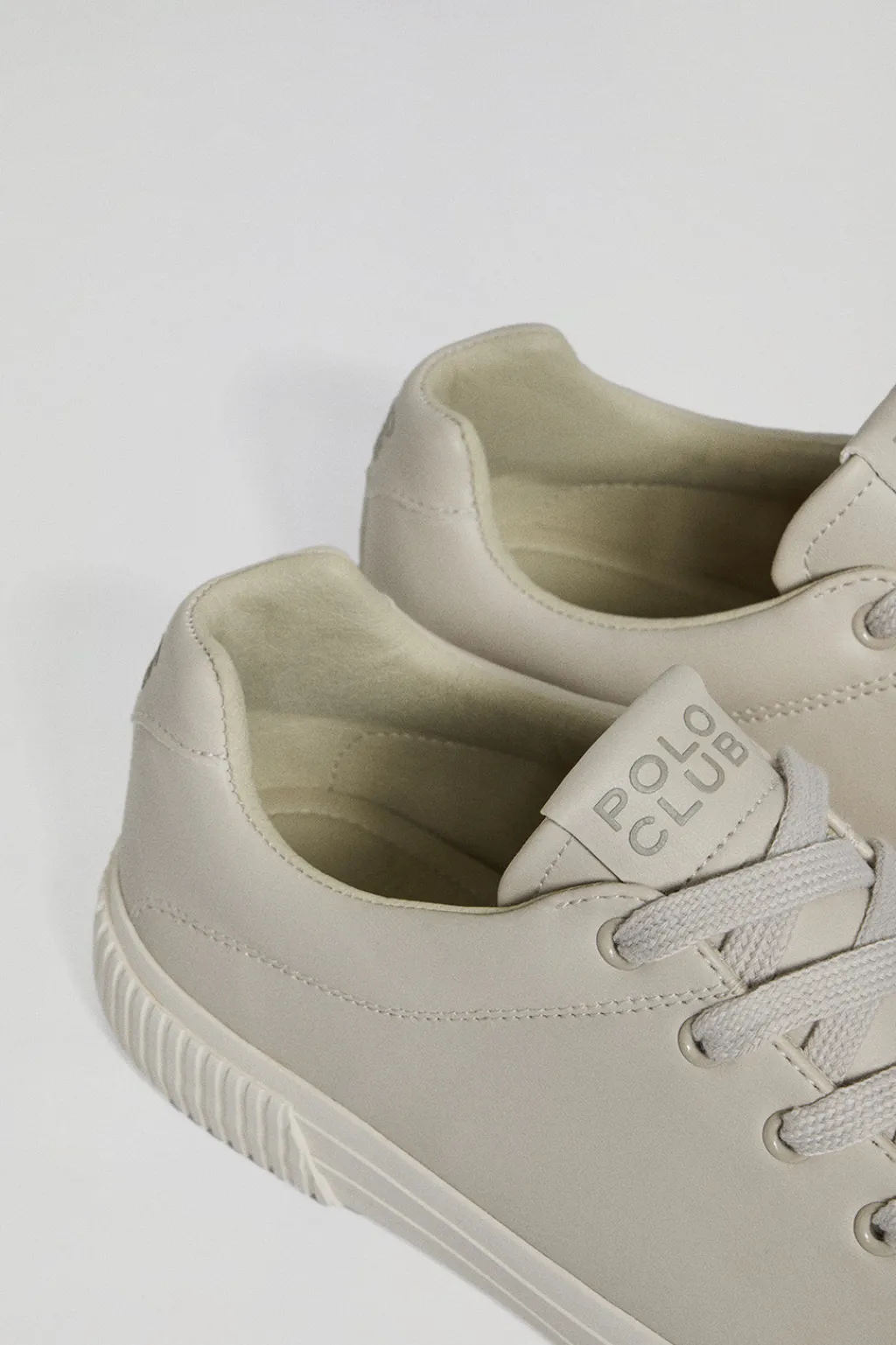 Polo Club Chaussures*Baskets en cuir synthétique Habana couleur pour homme avec détails Beige