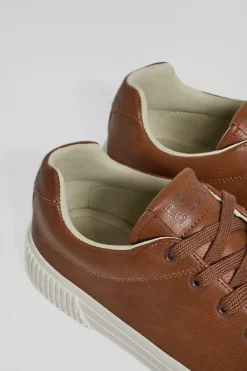 Polo Club Chaussures*Baskets en cuir synthétique Habana couleur pour homme avec détails Camel