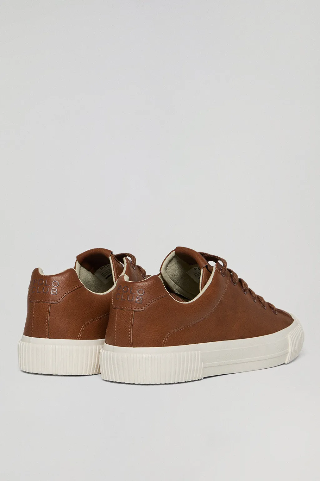Polo Club Chaussures*Baskets en cuir synthétique Habana couleur pour homme avec détails Camel