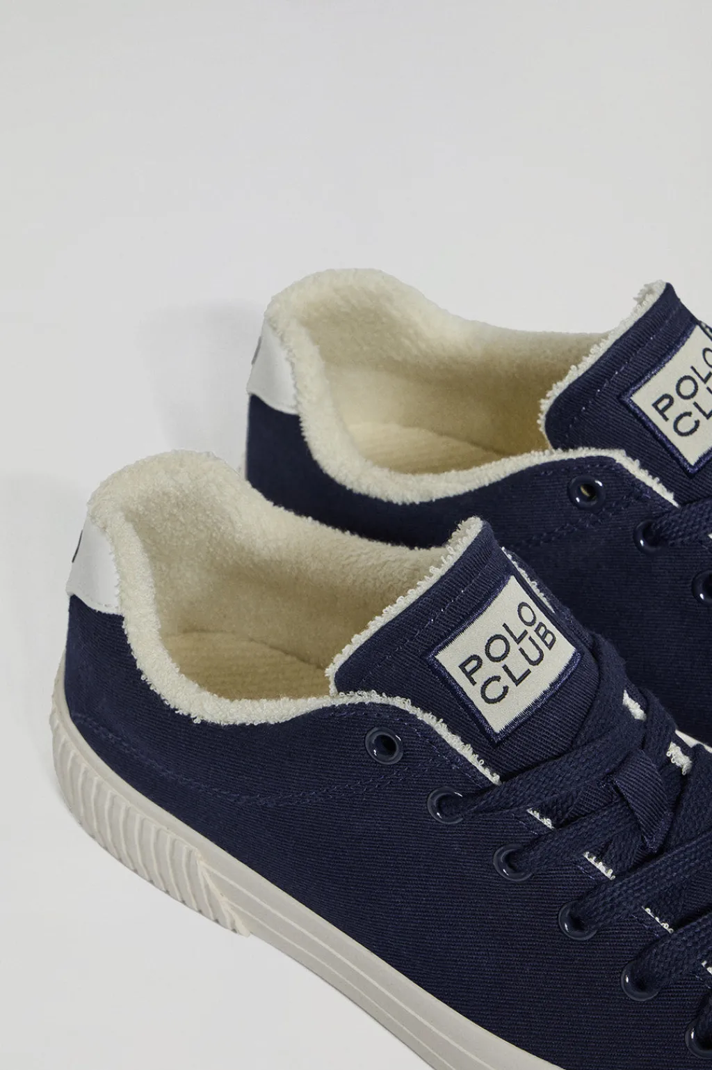 Polo Club Chaussures*Baskets en toile Habana pour femme avec détails Bleu Marine