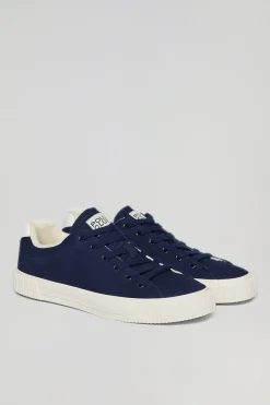 Polo Club Chaussures*Baskets en toile Habana pour homme avec détails Bleu Marine