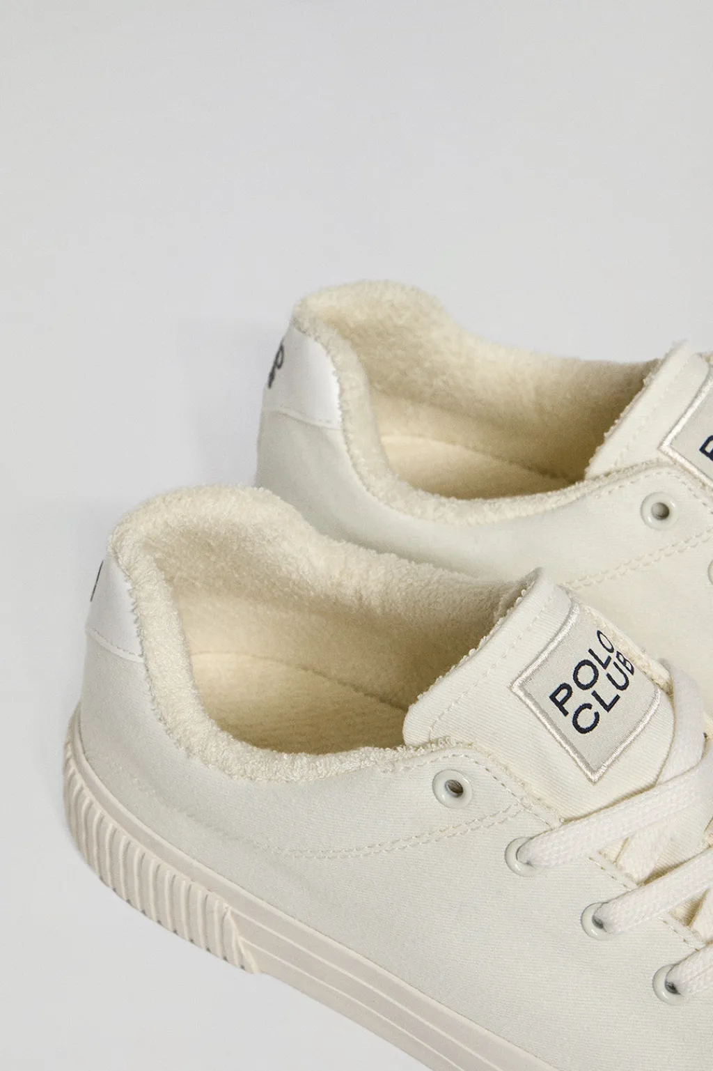 Polo Club Chaussures*Baskets en toile Habana hes pour femme avec détails Blanc
