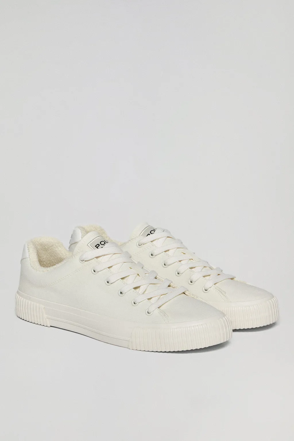 Polo Club Chaussures*Baskets en toile Habana hes pour homme avec détails Blanc