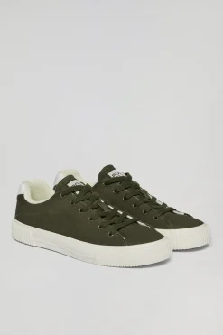 Polo Club Chaussures*Baskets en toile Habana vert pour homme avec détails Kaki