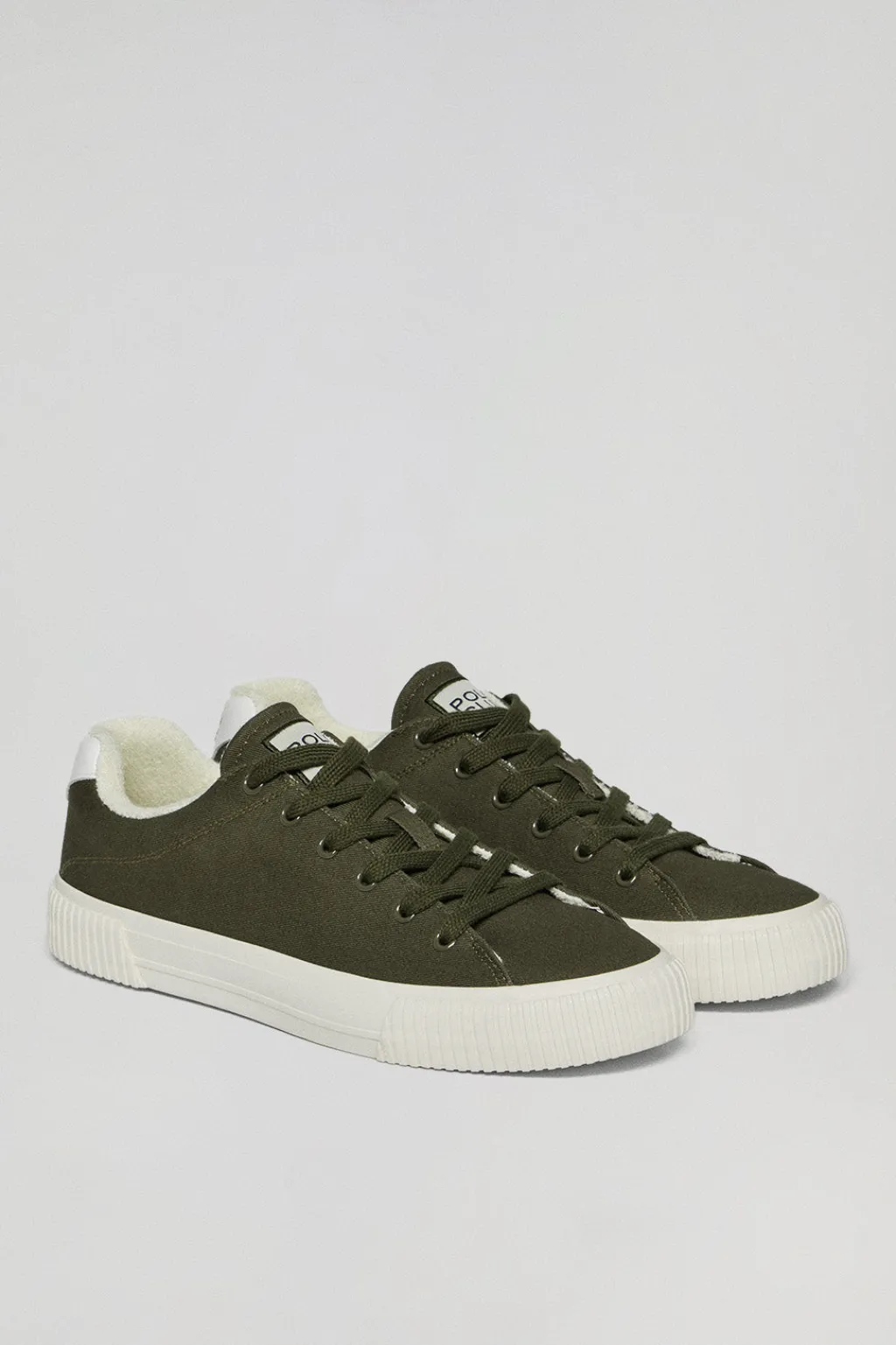 Polo Club Chaussures*Baskets en toile Habana vert pour homme avec détails Kaki