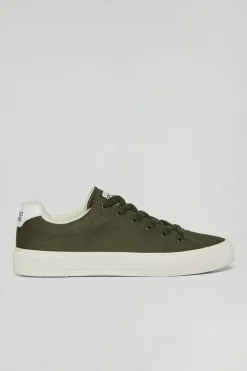 Polo Club Chaussures*Baskets en toile Habana vert pour homme avec détails Kaki