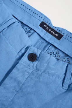 Polo Club Pantalons*Bermuda cargo avec logo brodé Bleu