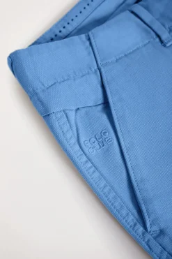 Polo Club Pantalons*Bermuda cargo avec logo brodé Bleu