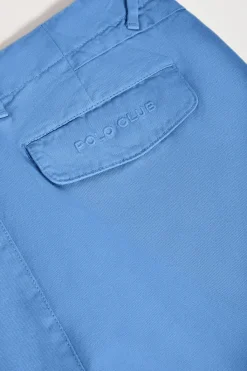 Polo Club Pantalons*Bermuda cargo avec logo brodé Bleu
