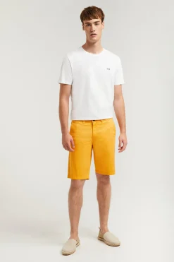 Polo Club Pantalons*Bermuda décontracté avec logo brodé Ambre