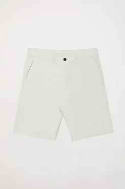 Polo Club Pantalons*Bermuda décontracté avec logo brodé Gris clair