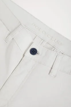 Polo Club Pantalons*Bermuda décontracté avec logo brodé Gris clair