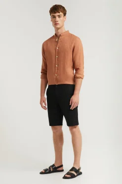 Polo Club Pantalons*Bermuda décontracté avec logo brodé Noir