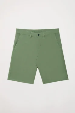 Polo Club Pantalons*Bermuda décontracté vert clair avec logo brodé Vert chaud