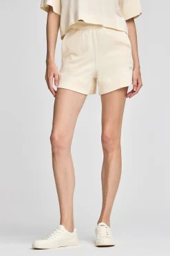 Polo Club Pantalons*Bermuda en coton écru à logo brodé Beige