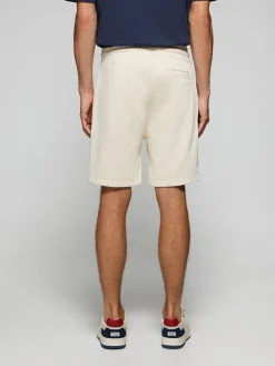 Polo Club Pantalons*Bermuda Jonas en coton et coupe relaxed fit avec écusson en sergé caoutchouté Beige