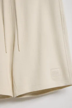 Polo Club Pantalons*Bermuda Jonas en coton et coupe relaxed fit avec écusson en sergé caoutchouté Beige