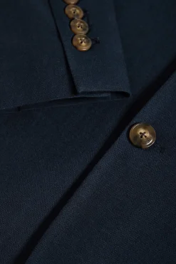 Polo Club Vestes*Blazer en lin boutonné avec détails Bleu Marine