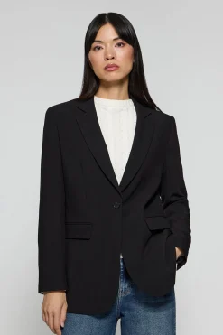 Polo Club Vestes*Blazer boutonné avec détails Noir