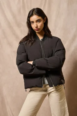 Polo Club Vestes*Bomber matelassé Dubai avec des détails Noir