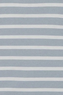 Polo Club Pulls*Cardigan clair rayé avec un écusson nautique Bleu