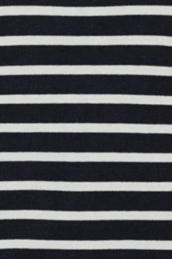 Polo Club Pulls*Cardigan rayé avec un écusson nautique Bleu Marine