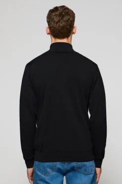 Polo Club Pulls*Cardigan en maille zippé et Rigby Go brodé Noir