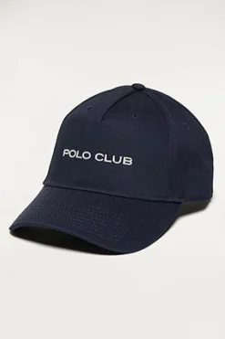 Polo Club Accessoires|Accessoires*Casquette de baseball bleu e à logo brodé Marin