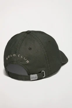 Polo Club Accessoires|Accessoires*Casquette vert olive à logo brodé Rigby Go Olive Verte