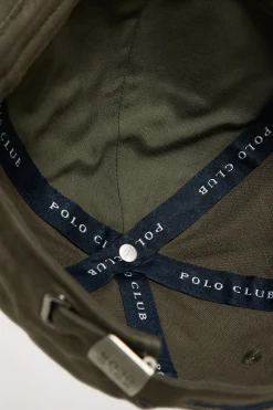 Polo Club Accessoires|Accessoires*Casquette vert olive à logo brodé Rigby Go Olive Verte