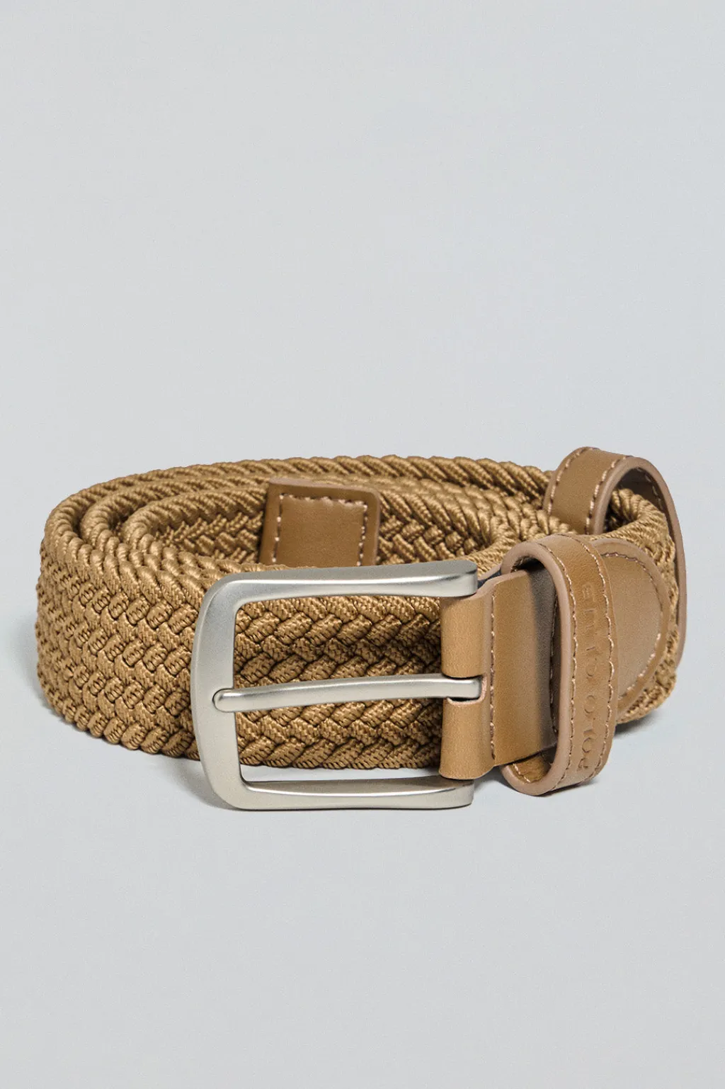 Polo Club Accessoires*Ceinture Baal tressée avec des détails Camel