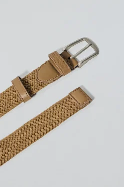 Polo Club Accessoires*Ceinture Baal tressée avec des détails Camel