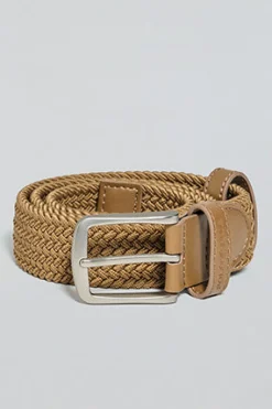 Polo Club Accessoires*Ceinture Baal tressée avec des détails Camel