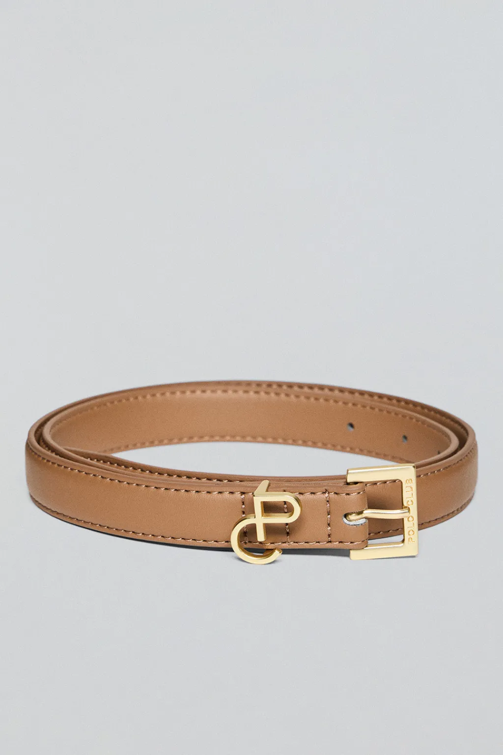 Polo Club Accessoires*Ceinture Beth marron avec détail monogramme PC Brun
