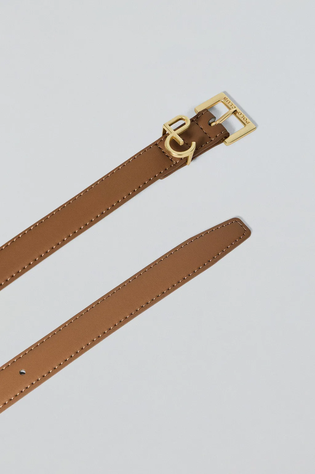 Polo Club Accessoires*Ceinture Beth marron avec détail monogramme PC Brun