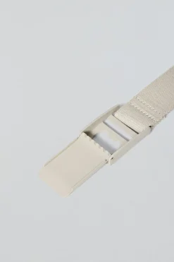 Polo Club Accessoires*Ceinture Brahim en toile avec boucle logo Beige