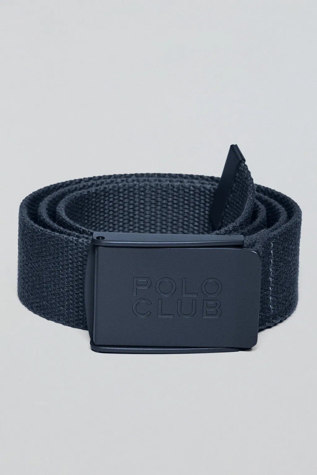 Polo Club Accessoires*Ceinture Brahim en toile avec boucle griffée Bleu Marine