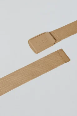 Polo Club Accessoires*Ceinture Brahim en toile avec boucle griffée Camel
