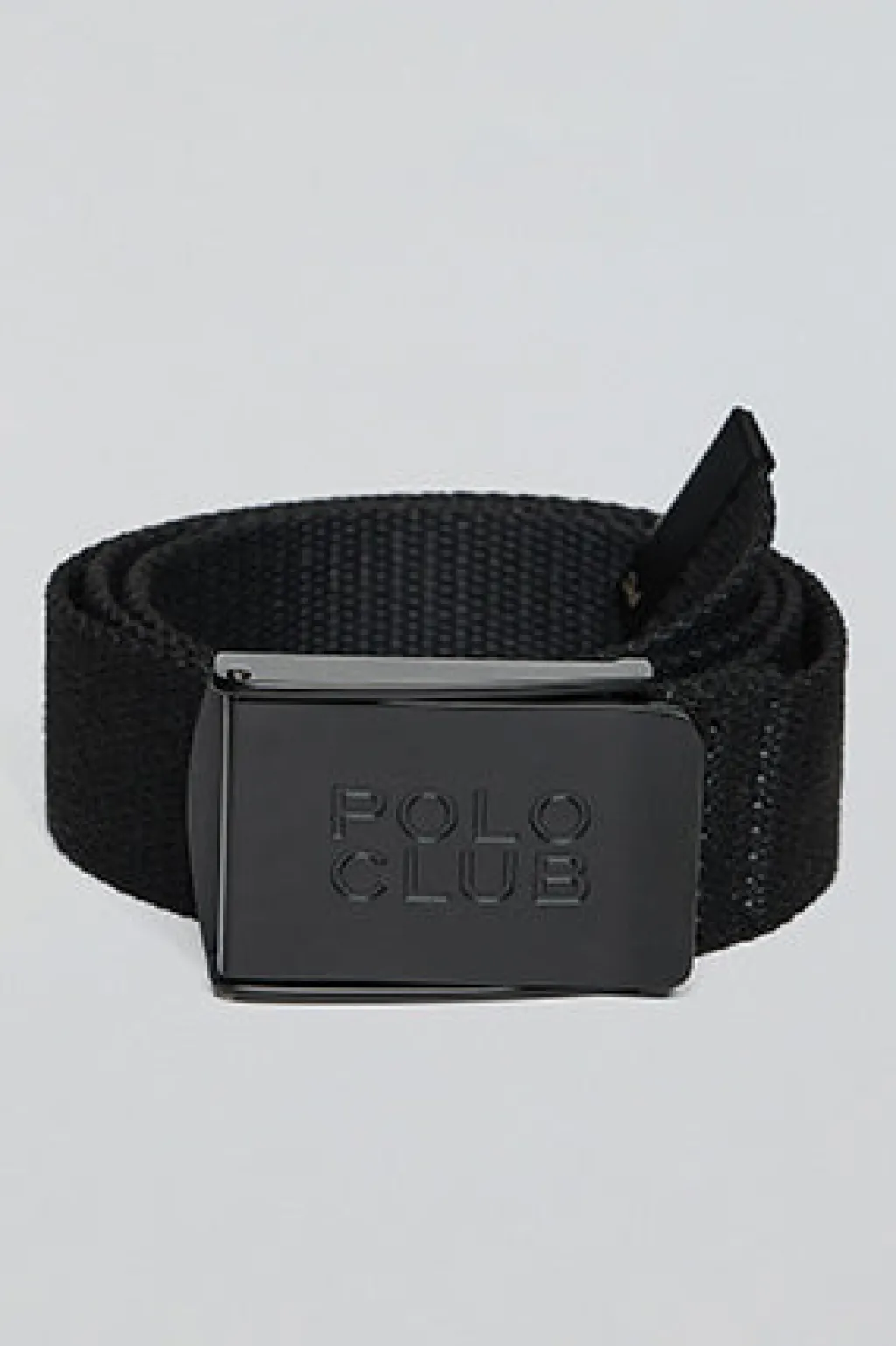 Polo Club Accessoires*Ceinture Brahim en toile e avec boucle logo Noir