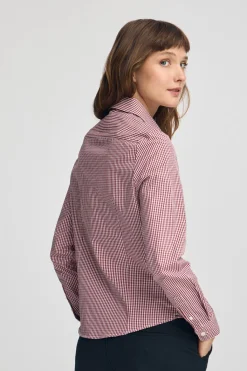 Polo Club Chemises*Chemise à carreaux Vichy bordeaux et logo Rigby Go Bourgogne